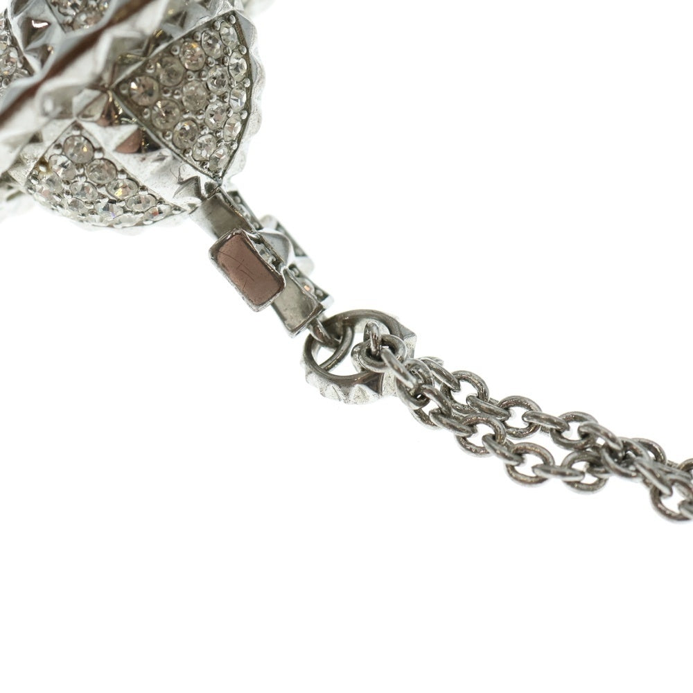 Vivienne Westwood(ヴィヴィアンウエストウッド) MAYFAIR LARGE ORB 土星 ストーン/メタル シルバー ネックレス 0849