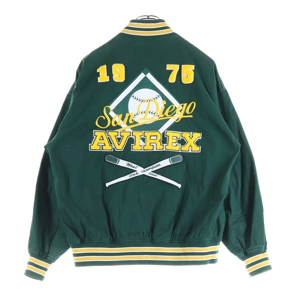AVIREX(アヴィレックス) LIGHT STADIUM JACKET 783‐3152009 ライト スタジアム ジャケット グリーン