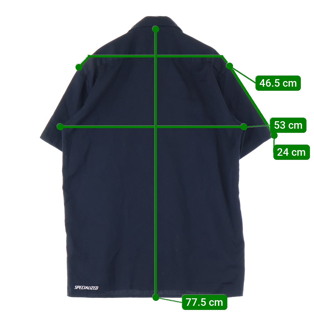 Dickies(ディッキーズ) SPECIALIZED ワーク シャツ 半袖シャツ ブラック