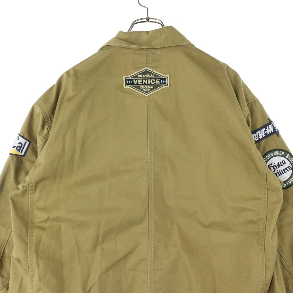 AVIREX(アヴィレックス) アンチフォーリング カバーオール ジャケット ブラウン 783‐3152010