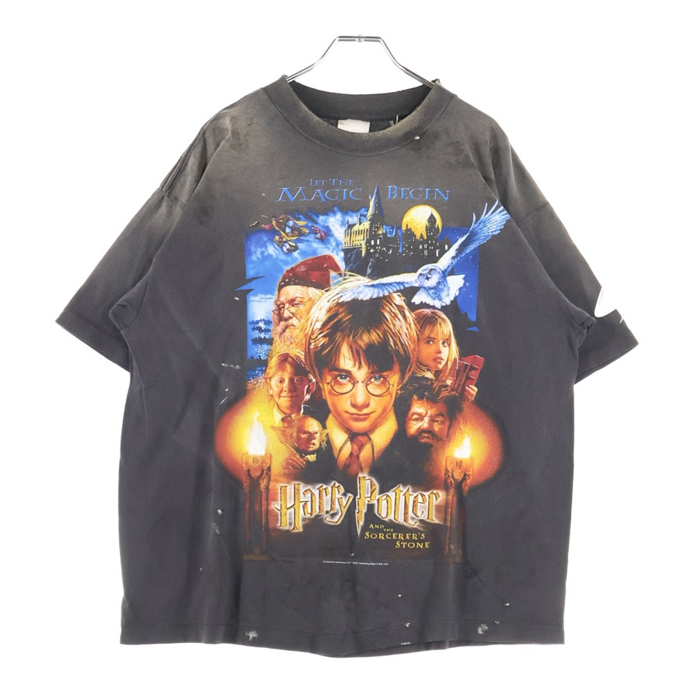 SAINT MICHAEL(セントマイケル) 25AW HP SS TEE SORCERER'S STONE SM-HR1-0000-C44 ムービープリント半袖Tシャツ ブラック