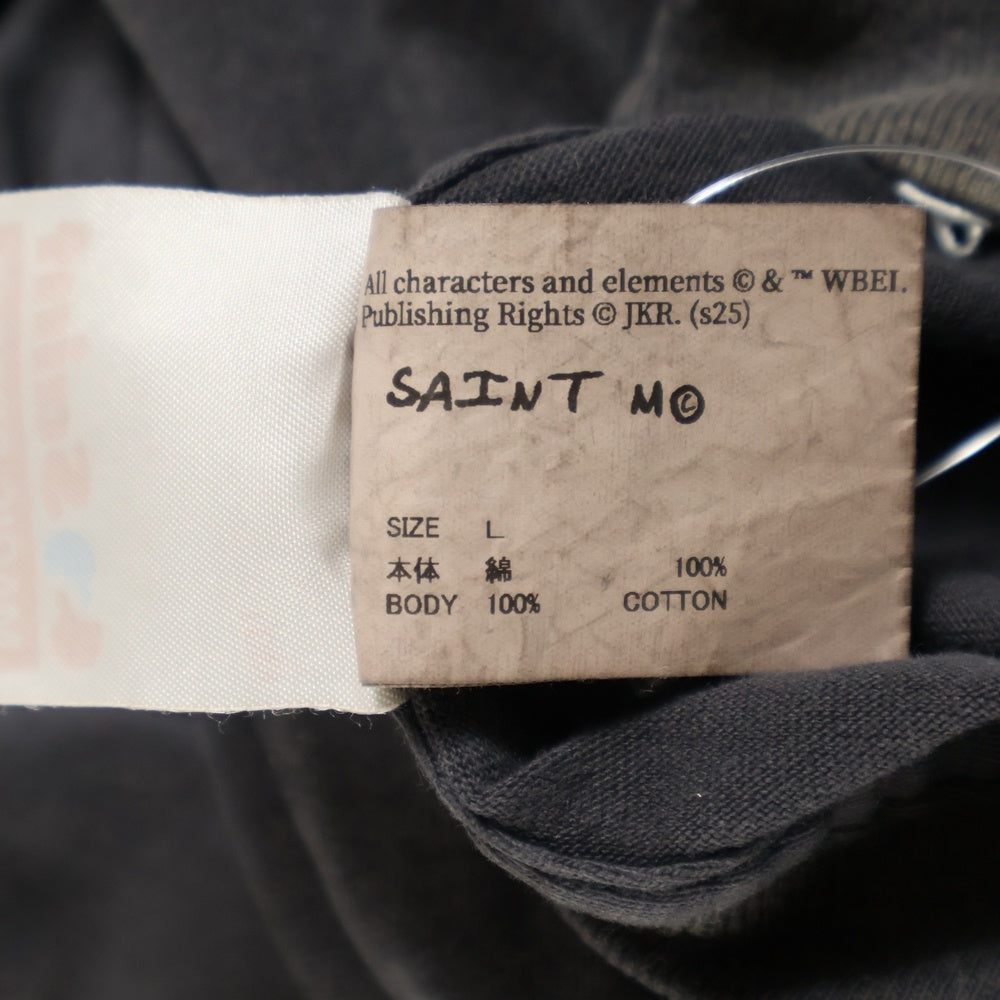 SAINT MICHAEL(セントマイケル) 25AW HP SS TEE SORCERER'S STONE SM-HR1-0000-C44 ムービープリント半袖Tシャツ ブラック