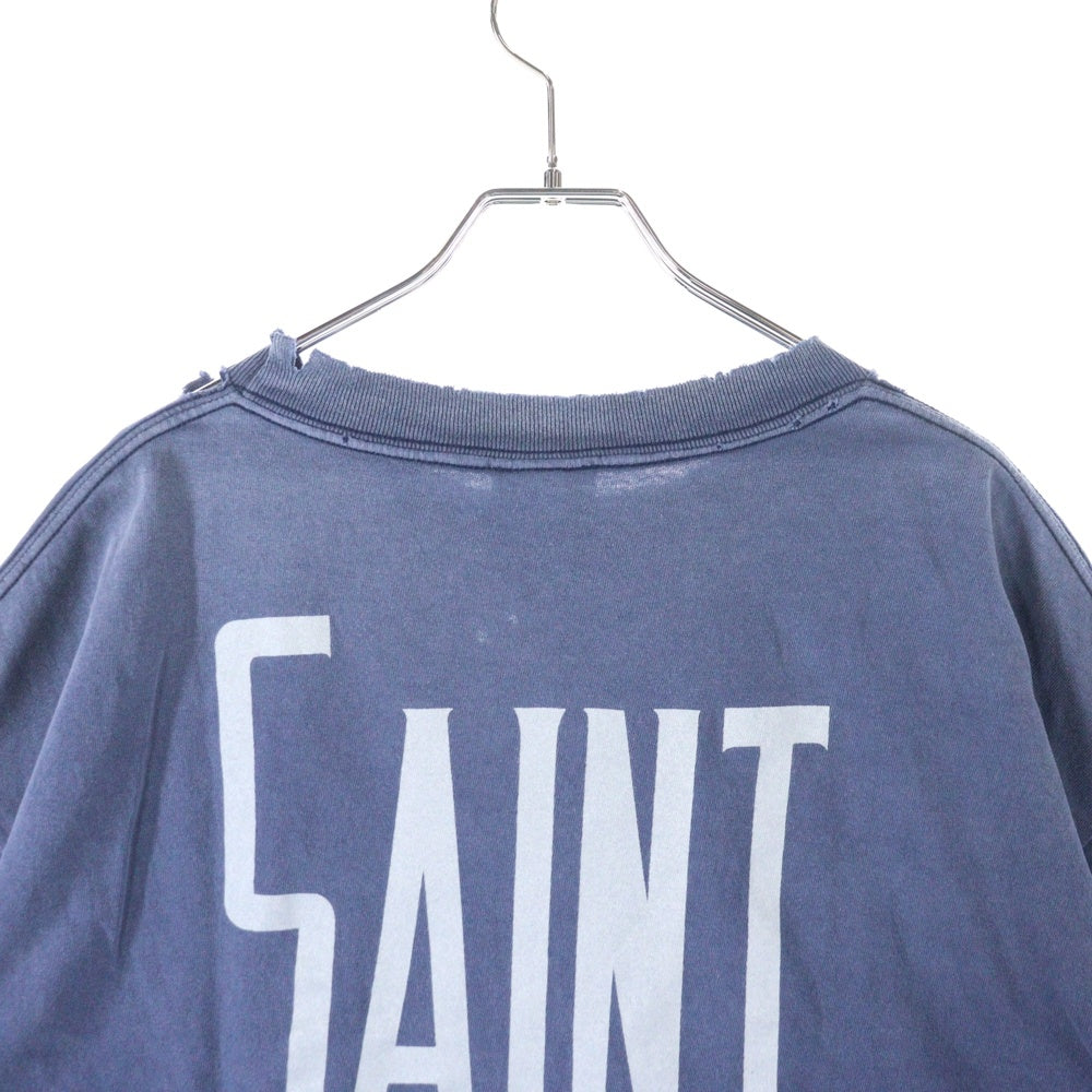 SAINT MICHAEL(セントマイケル) 25SS ×Disney FANTASIA SS TEE SM-HR8-0000-C65 ×ディズニー ムービープリント半袖Tシャツ ネイビー