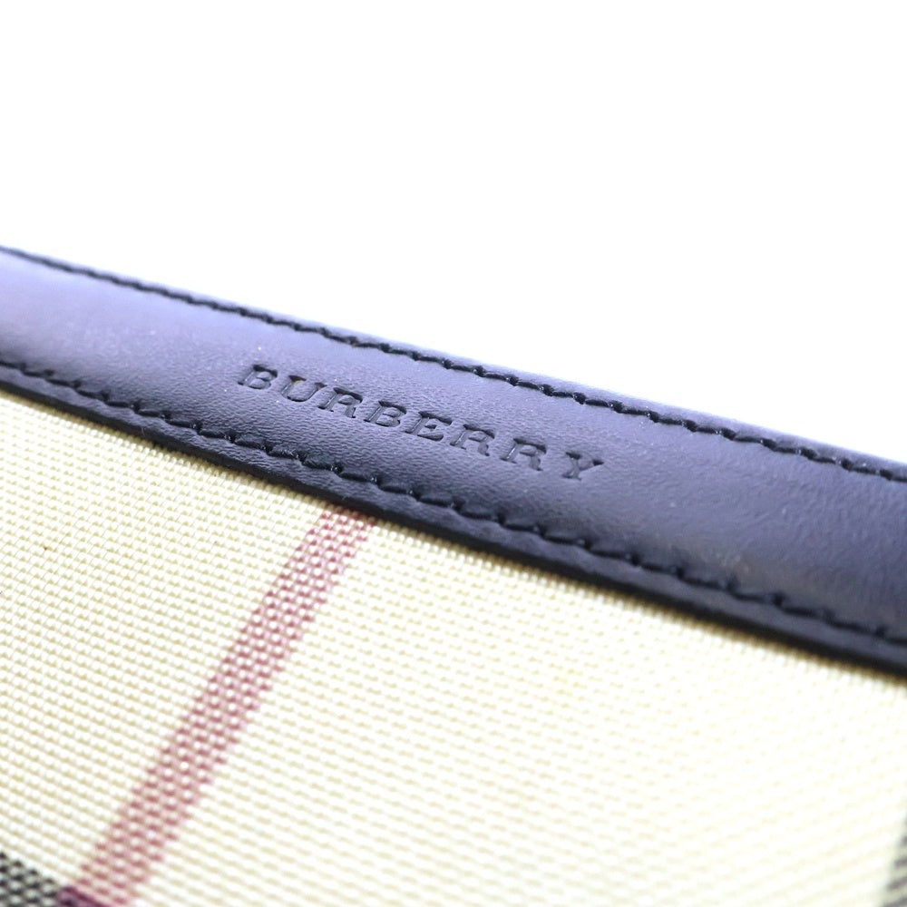 BURBERRY(バーバリー) ノバチェック ガマ口折り財布 ベージュ