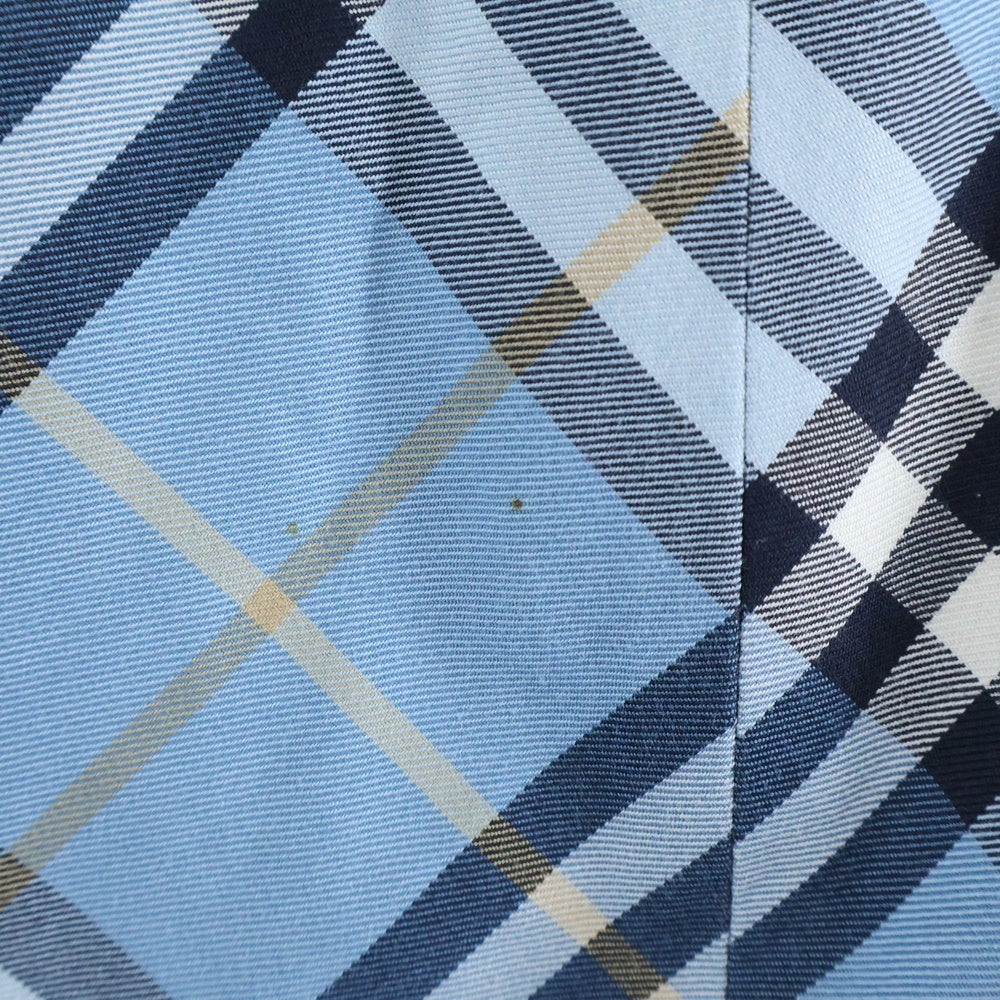 BURBERRY BLUE LABEL(バーバリーブルーレーベル) ウールチェックワンピース FM531-234 ブルー レディース