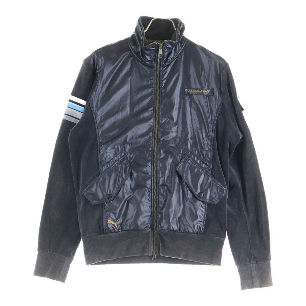 PUMA(プーマ) ベロアジップアップジャケット 862652 ブラック