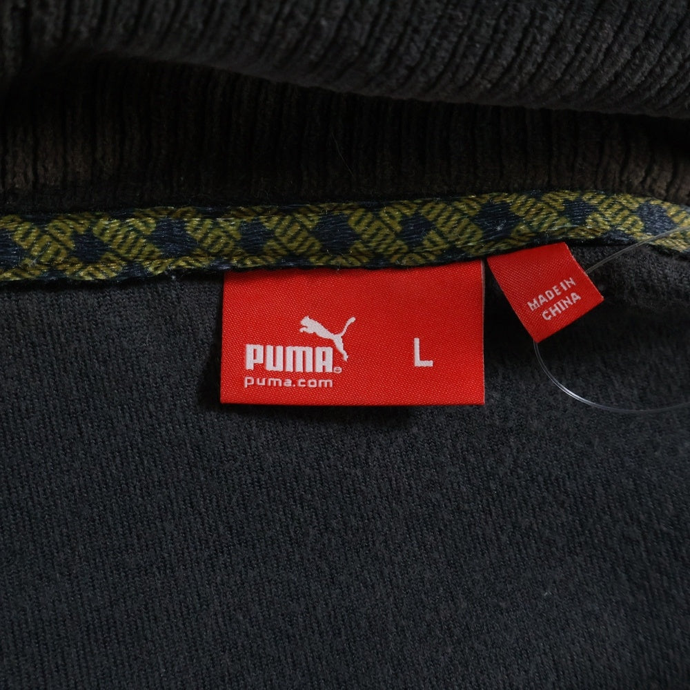 PUMA(プーマ) ベロアジップアップジャケット 862652 ブラック