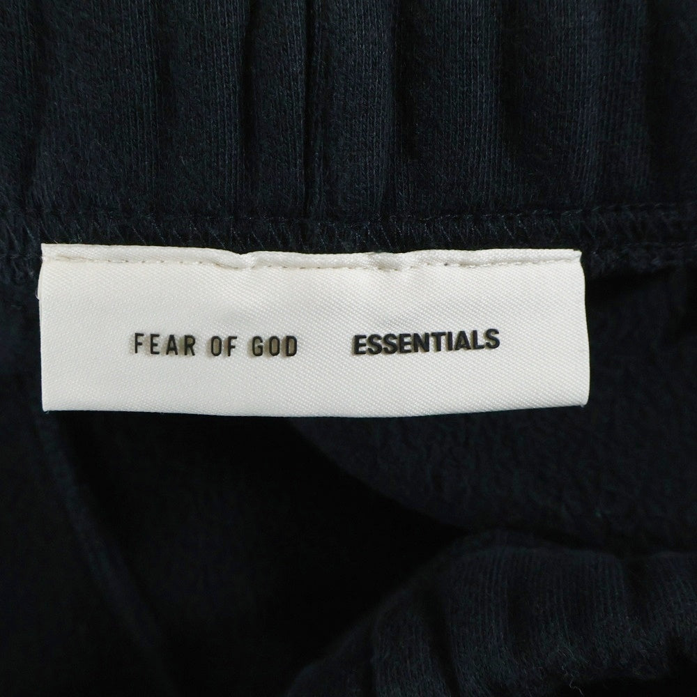 FOG Essentials(エフオージー エッセンシャルズ) SHORT PANTS リフレクターロゴ スウェットハーフパンツ ショーツ ブラック