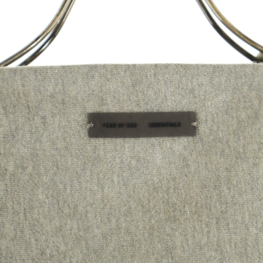 FOG Essentials(エフオージー エッセンシャルズ) フロントフェルトロゴ ジップアップパーカー フーディ グレー