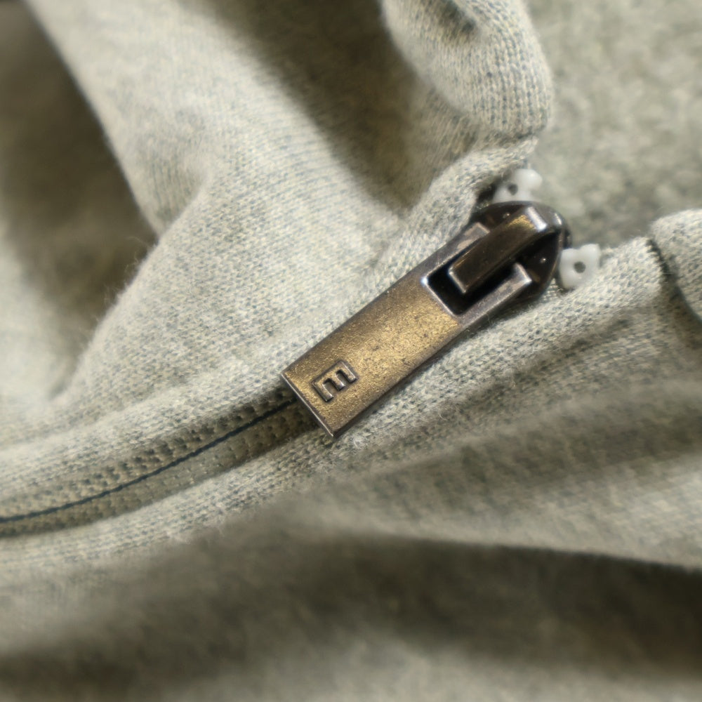FOG Essentials(エフオージー エッセンシャルズ) フロントフェルトロゴ ジップアップパーカー フーディ グレー