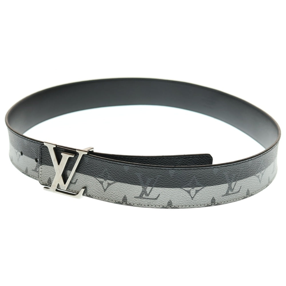 LOUIS VUITTON(ルイヴィトン) サンチュール LV イニシャル 40mm エクリプス スプリット ベルト ブラック/シルバー MP034