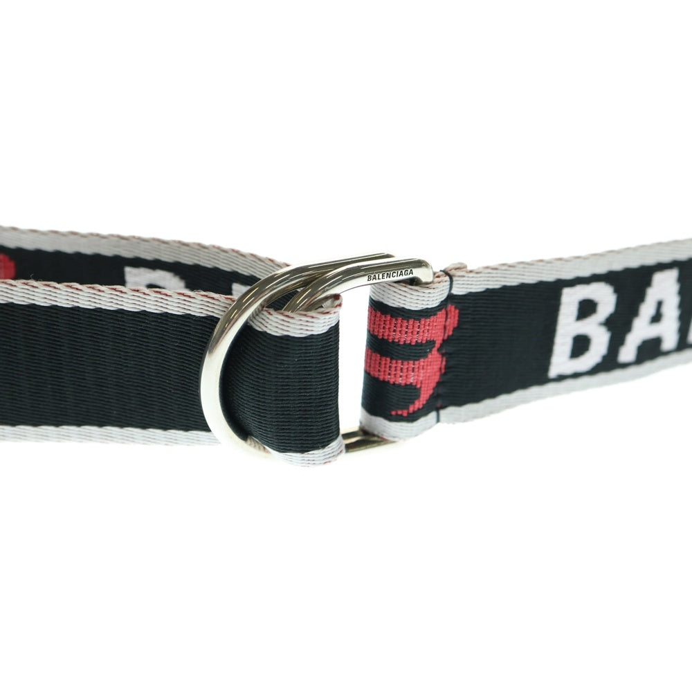 BALENCIAGA(バレンシアガ) Dリングロゴベルト ブラック 703137