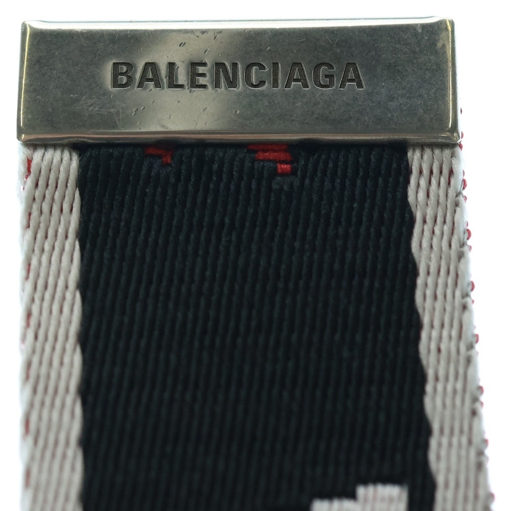 BALENCIAGA(バレンシアガ) Dリングロゴベルト ブラック 703137
