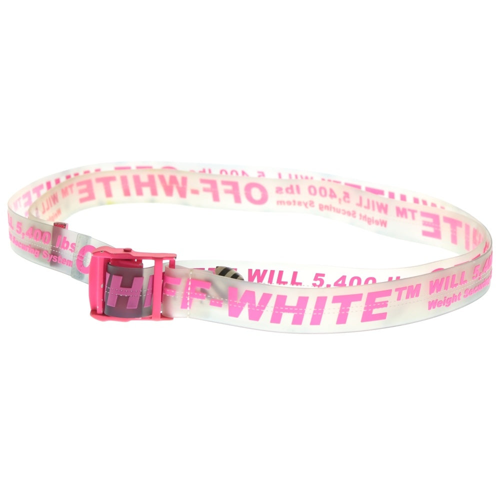 OFF-WHITE(オフホワイト) INDUSTRIAL BELT インダストリアルベルト クリア ピンク