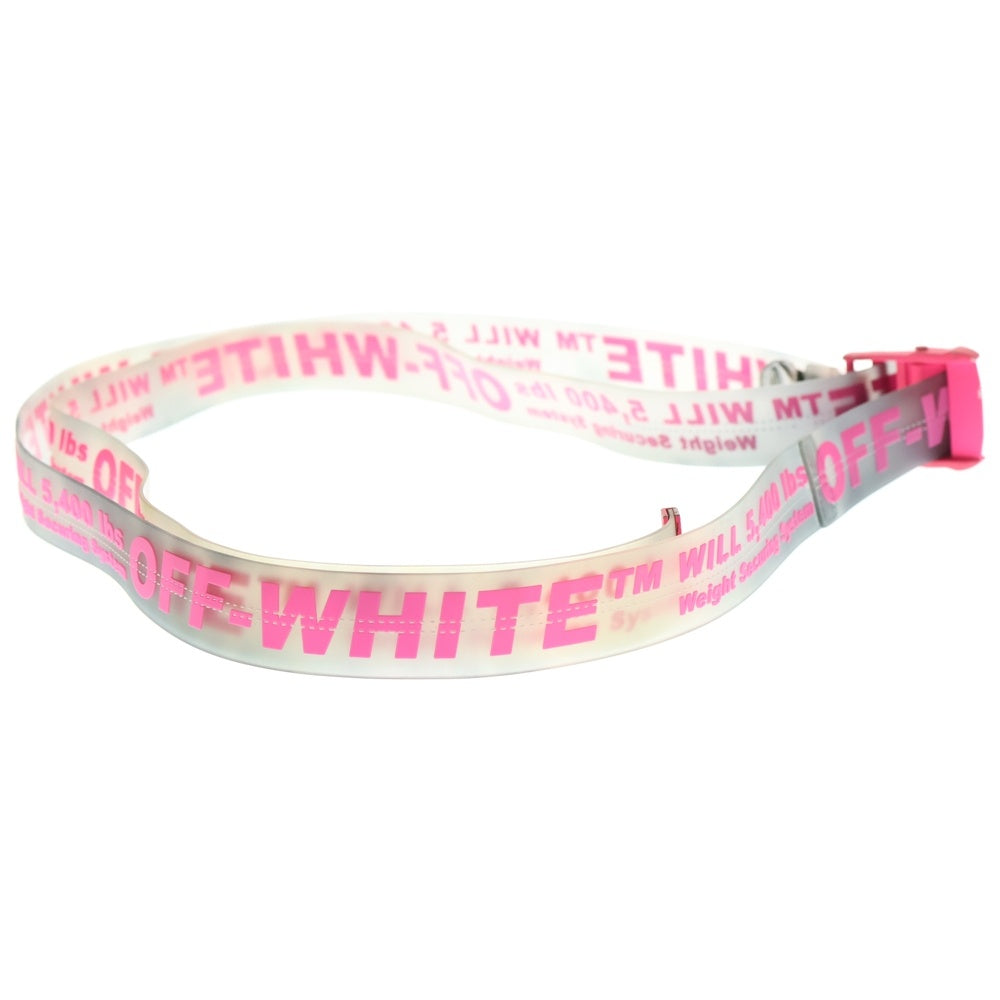 OFF-WHITE(オフホワイト) INDUSTRIAL BELT インダストリアルベルト クリア ピンク