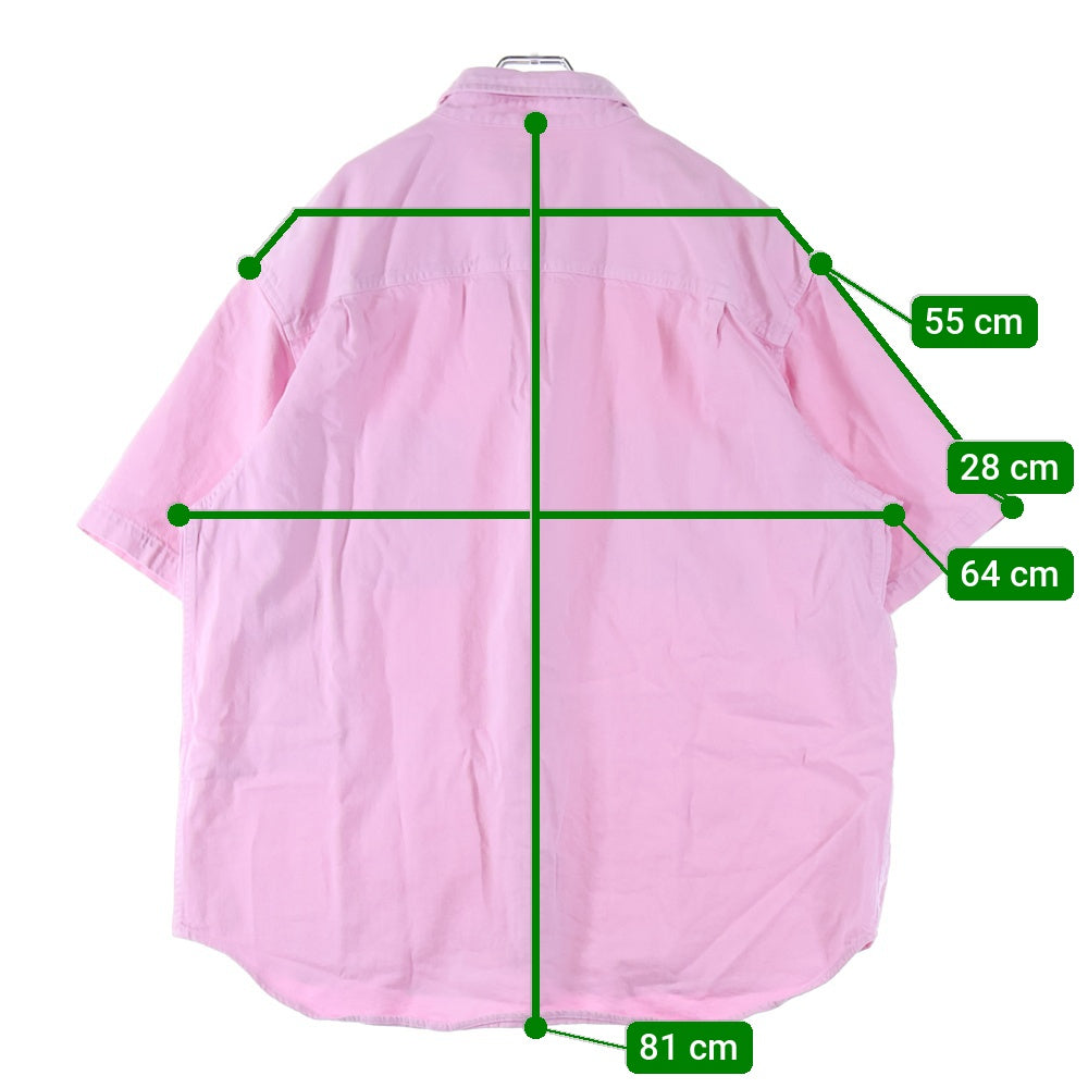 SUPREME(シュプリーム) 24SS Loose Fit S/S Denim Painter Shirt ルーズフィット ペインター デニム半袖シャツ ピンク