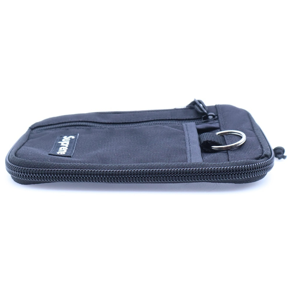 SUPREME(シュプリーム) 19AW Small Zip Pouch スモール ジップ ポーチ スモールボックスロゴ ポーチ 小物入れ ブラック