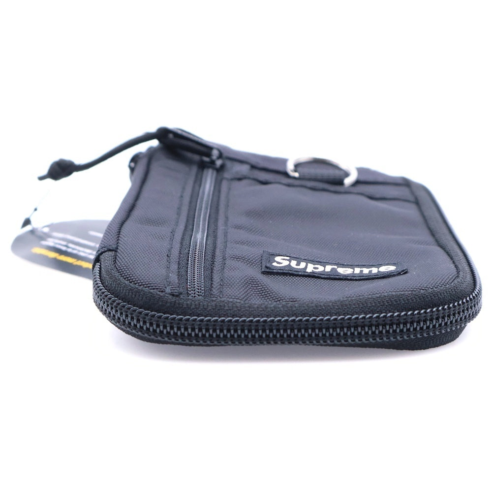SUPREME(シュプリーム) 19AW Small Zip Pouch スモール ジップ ポーチ スモールボックスロゴ ポーチ 小物入れ ブラック