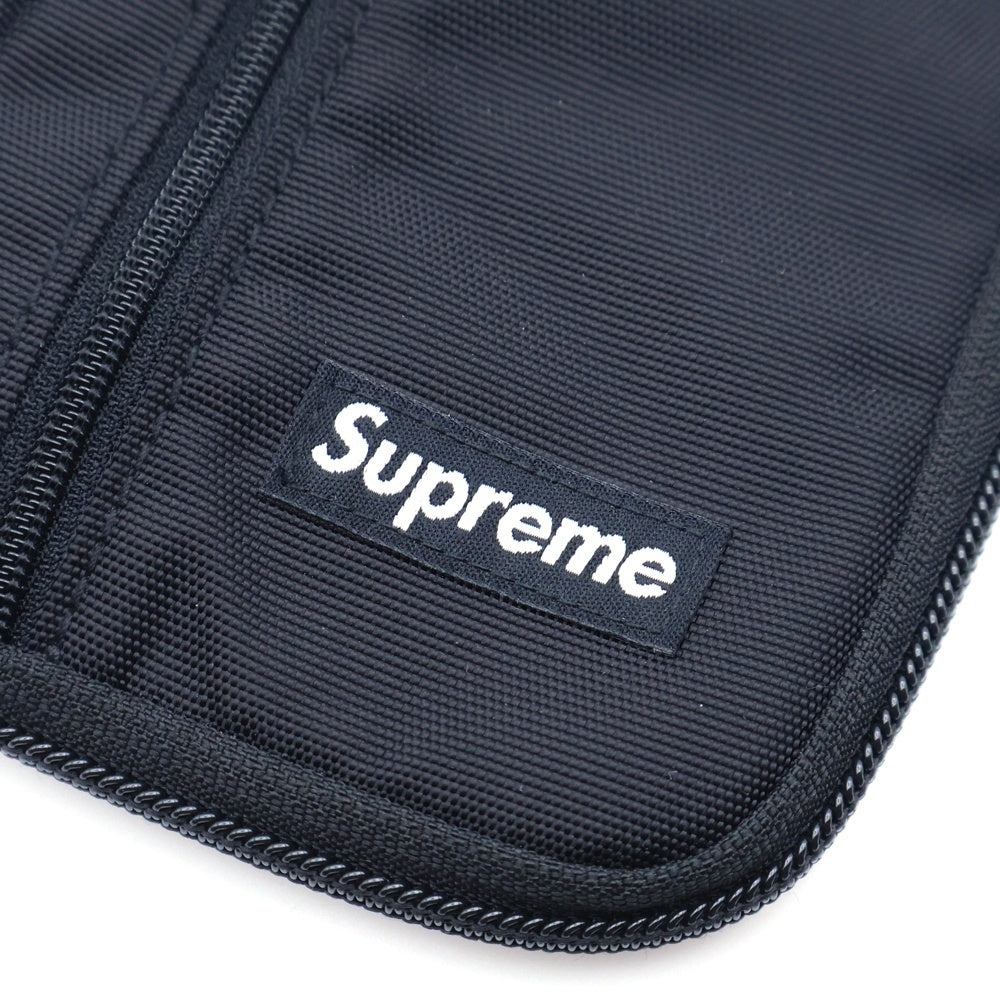 SUPREME(シュプリーム) 19AW Small Zip Pouch スモール ジップ ポーチ スモールボックスロゴ ポーチ 小物入れ ブラック