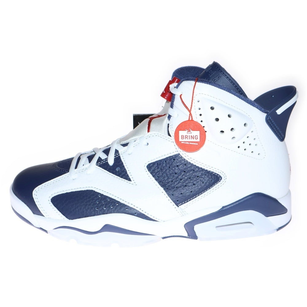 NIKE(ナイキ) AIR JORDAN 6 RETRO WHITE AND MIDNIGHT NAVY CT8529-164 エアジョーダン6 レトロ ハイカットスニーカー シューズ ネイビー US10/28cm