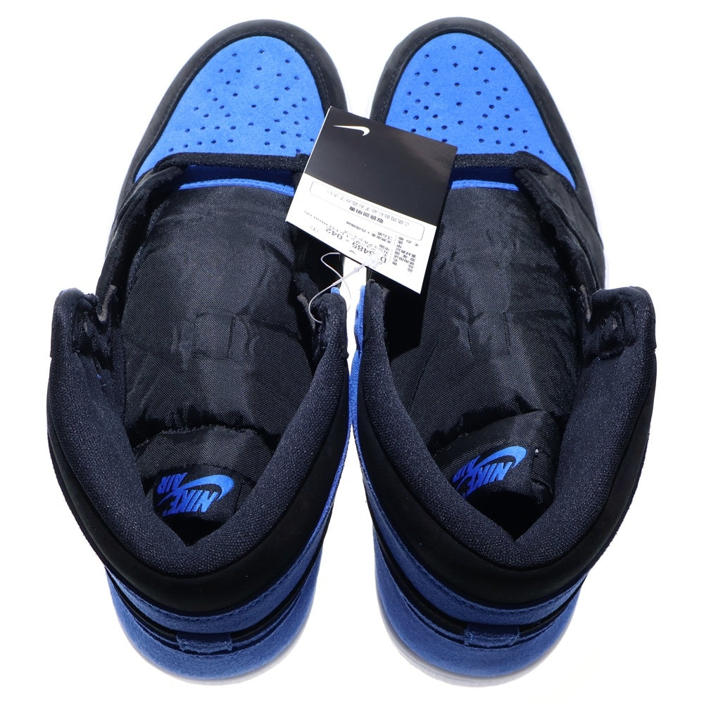 NIKE(ナイキ) AIR JORDAN1 RETRO HIGH OG ROYAL REIMAGINED DZ5485-042 エアジョーダン1 レトロ ロイヤル リイマジンド ハイカットスニーカー ブルー/ブラック US10.5/28.5cm