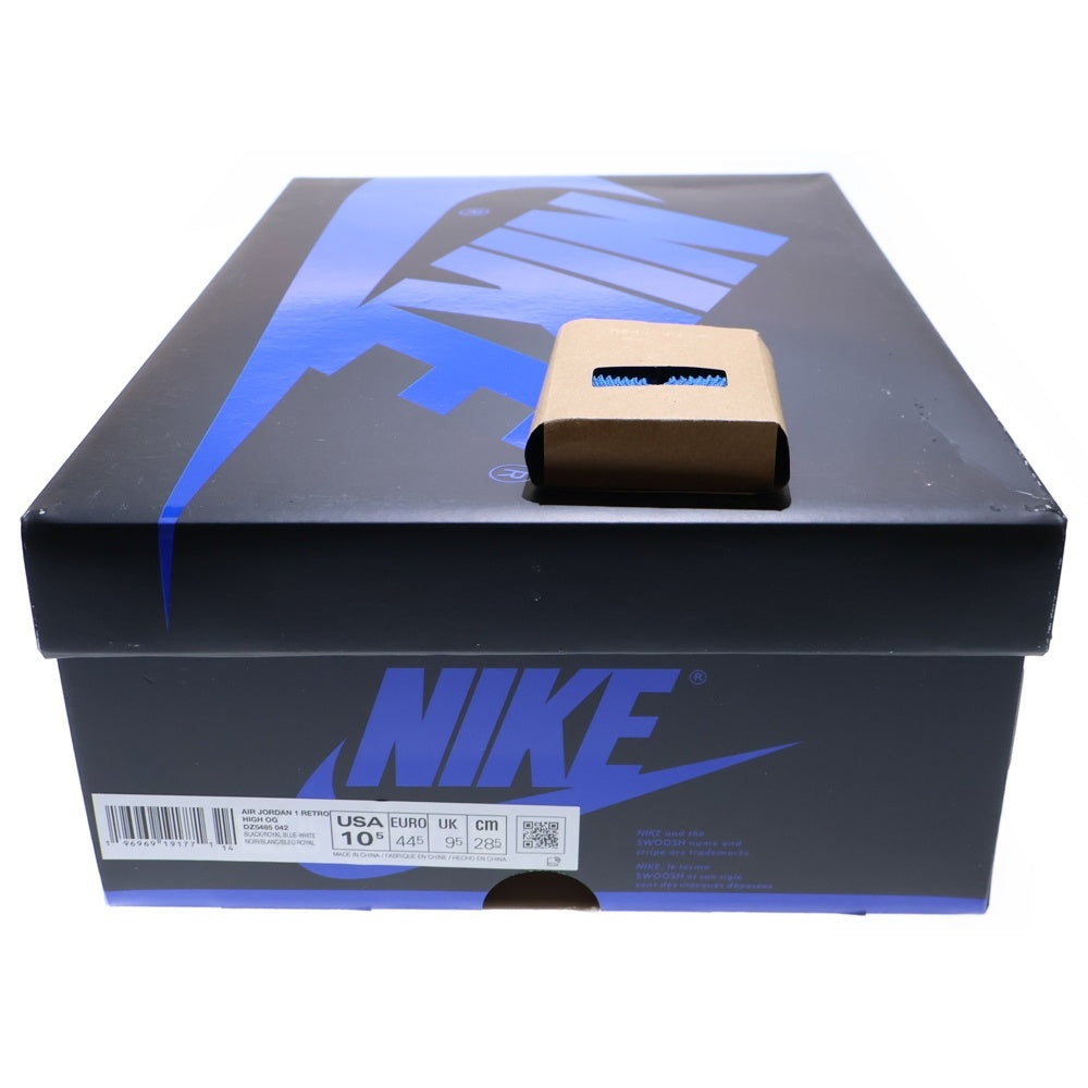 NIKE(ナイキ) AIR JORDAN1 RETRO HIGH OG ROYAL REIMAGINED DZ5485-042 エアジョーダン1 レトロ ロイヤル リイマジンド ハイカットスニーカー ブルー/ブラック US10.5/28.5cm