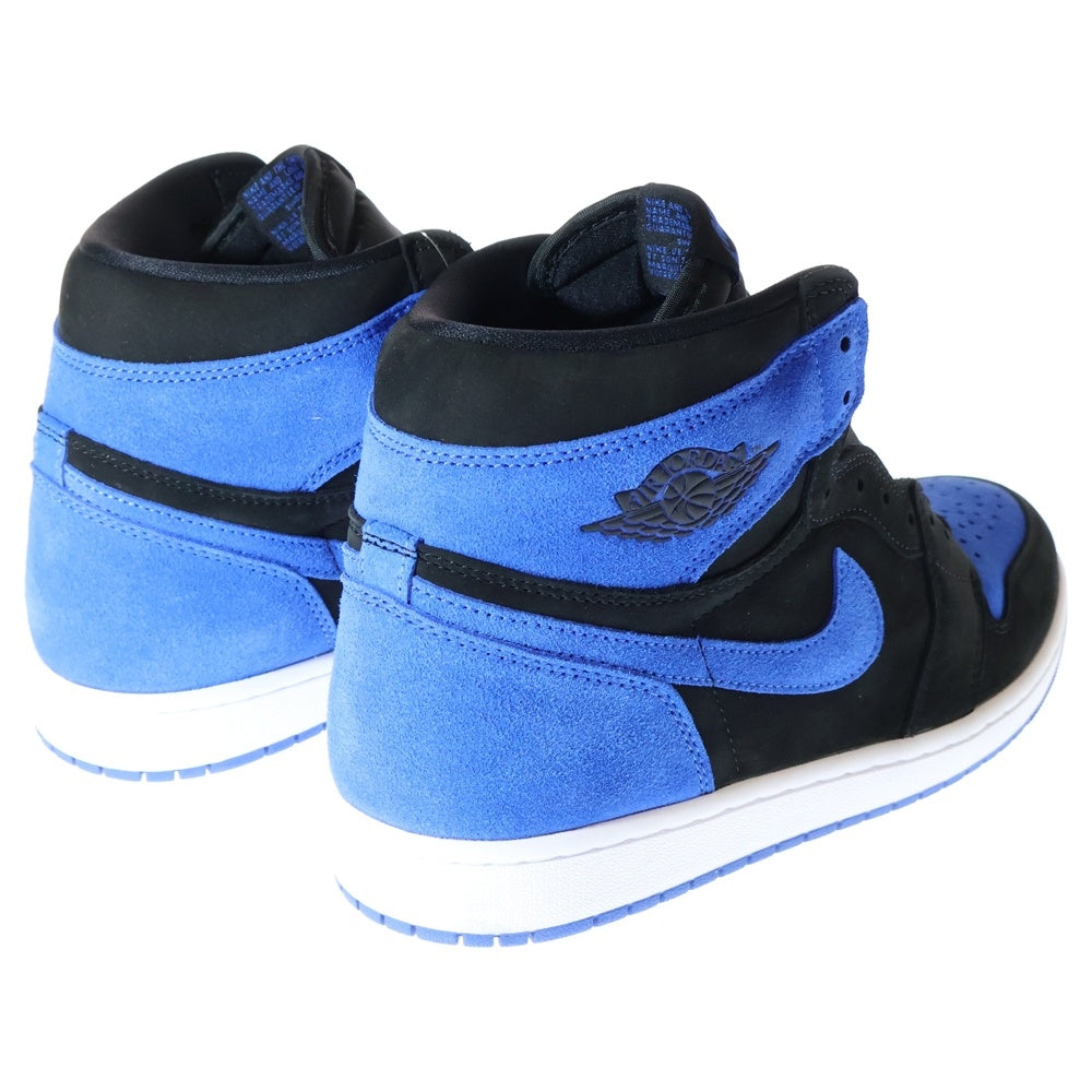 NIKE(ナイキ) AIR JORDAN1 RETRO HIGH OG ROYAL REIMAGINED DZ5485-042 エアジョーダン1 レトロ ロイヤル リイマジンド ハイカットスニーカー ブルー/ブラック US10.5/28.5cm