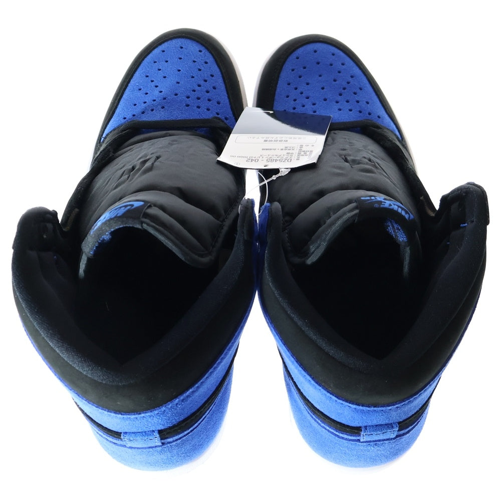 NIKE(ナイキ) AIR JORDAN1 RETRO HIGH OG ROYAL REIMAGINED DZ5485-042 エアジョーダン1 レトロ ロイヤル リイマジンド ハイカットスニーカー ブルー/ブラック US10.5/28.5cm