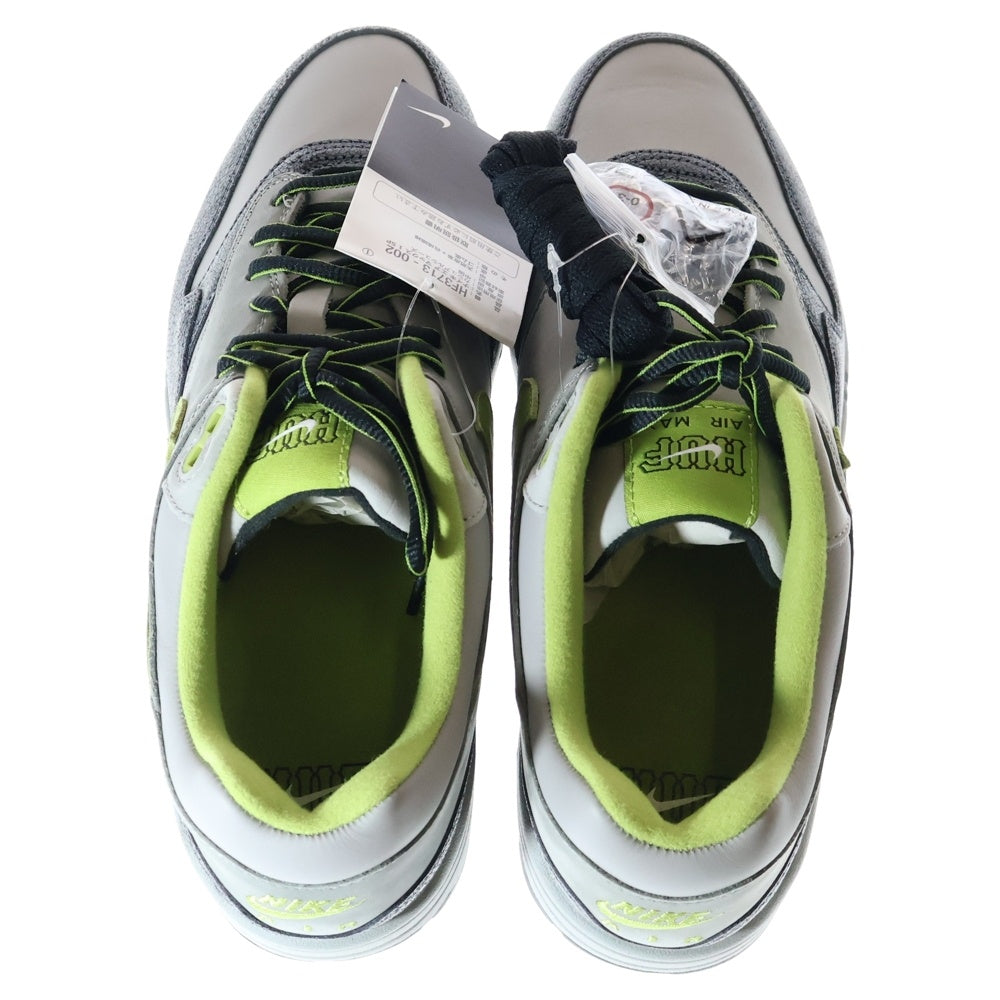 NIKE(ナイキ) ×HUF AIR MAX 1 SP HF3713-002 ハフ エアマックス 1 ローカットスニーカー グレー/グリーン US10.5/28.5cm