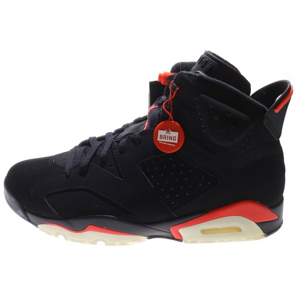 NIKE(ナイキ) AIR JORDAN 6 RETRO OG BLACK INFRARED 384664-060 エアジョーダン 6 ブラック インフラレッド ハイカットスニーカー ブラック/レッド US10/28cm