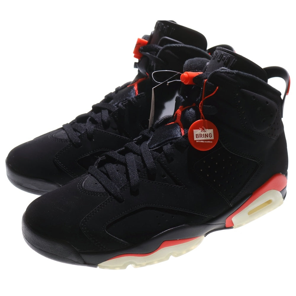 NIKE(ナイキ) AIR JORDAN 6 RETRO OG BLACK INFRARED 384664-060 エアジョーダン 6 ブラック インフラレッド ハイカットスニーカー ブラック/レッド US10/28cm