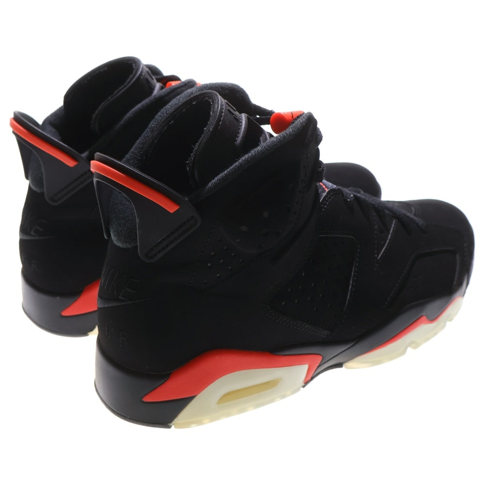 NIKE(ナイキ) AIR JORDAN 6 RETRO OG BLACK INFRARED 384664-060 エアジョーダン 6 ブラック インフラレッド ハイカットスニーカー ブラック/レッド US10/28cm