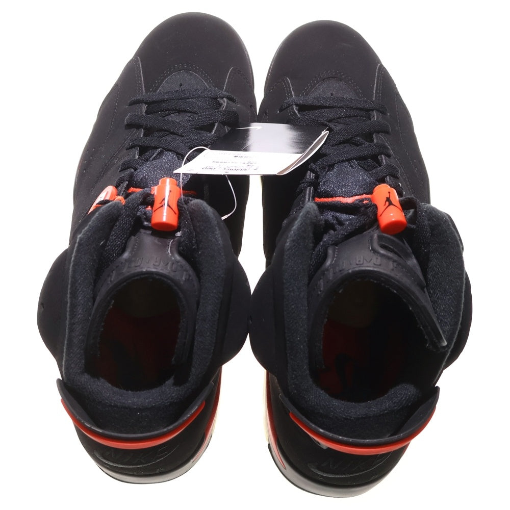 NIKE(ナイキ) AIR JORDAN 6 RETRO OG BLACK INFRARED 384664-060 エアジョーダン 6 ブラック インフラレッド ハイカットスニーカー ブラック/レッド US10/28cm