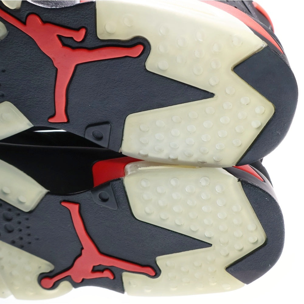 NIKE(ナイキ) AIR JORDAN 6 RETRO OG BLACK INFRARED 384664-060 エアジョーダン 6 ブラック インフラレッド ハイカットスニーカー ブラック/レッド US10/28cm