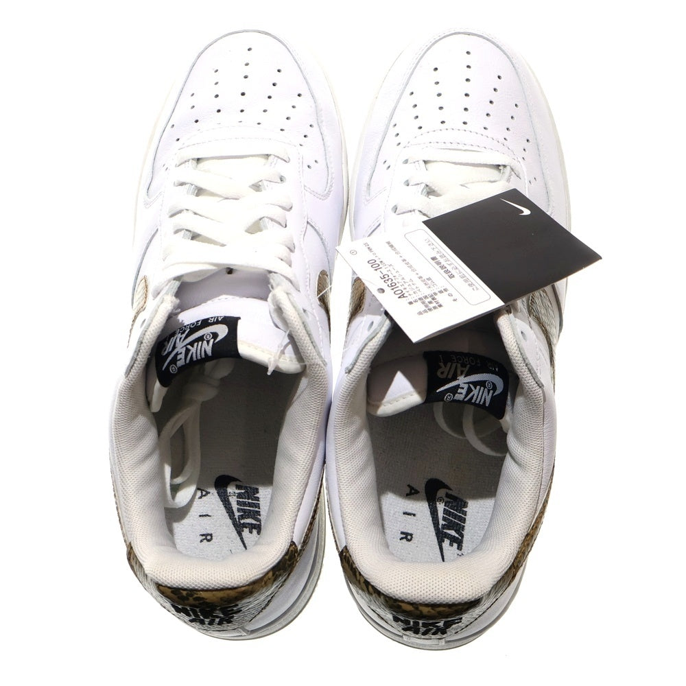 NIKE(ナイキ) AIR FORCE 1 LOW RETRO PRM QS Ivory Snake AO1635-100 エアフォース1 ロー レトロ アイボリースネーク ローカットスニーカー ホワイト US10/28.0cm