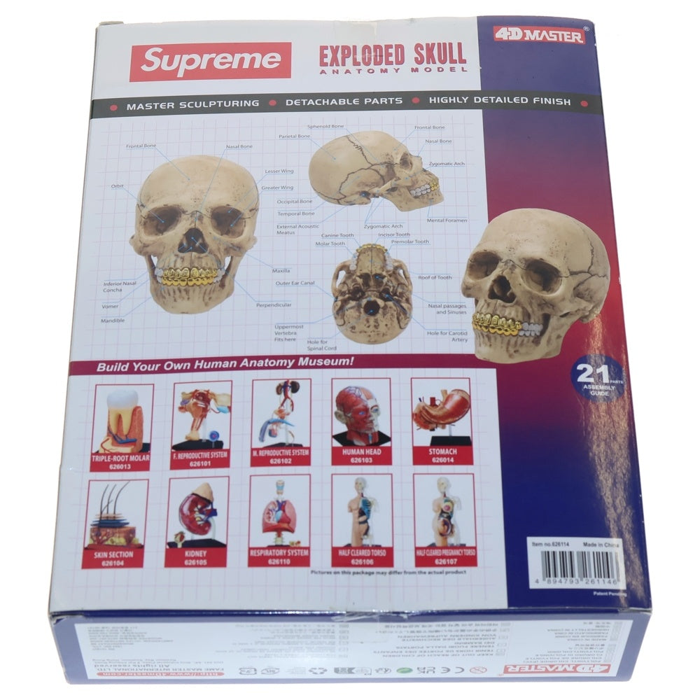 SUPREME(シュプリーム) 23AW 4D MASTER 4D HUMAN ANATOMY MODEL EXPLODED SKULL マスターヒューマンアナトミーモデルイクスプローディドスカル フィギュア