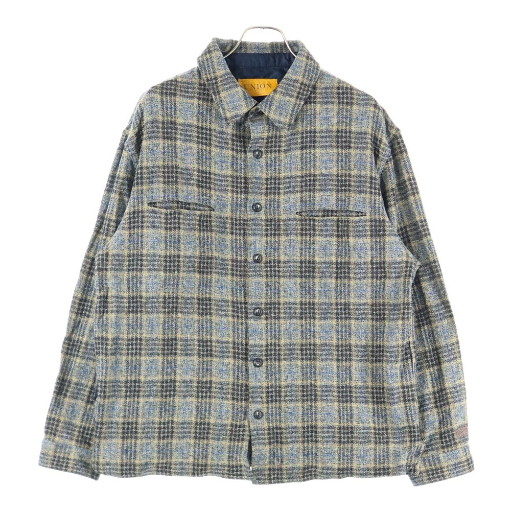 UNION(ユニオン) ANDERSON SHIRT WSL-263 アンダーソン チェック 長袖シャツ ブラウン