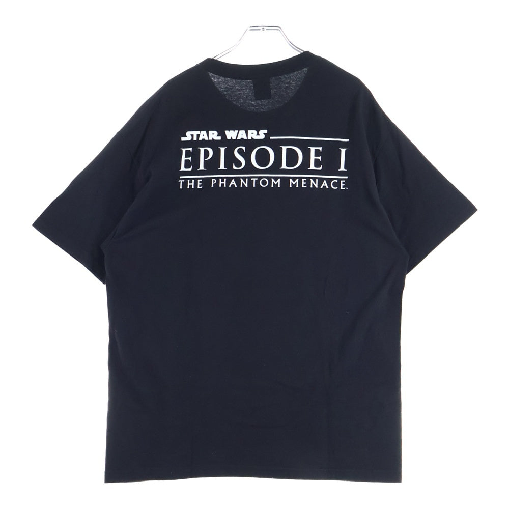 GEEKSRULE(ギークスルール) ×STAR WARS PRINT T-SHIRTS スターウォーズ プリント半袖カットソー 半袖Tシャツ ブラック