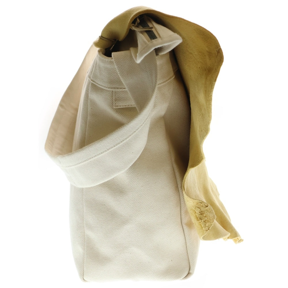 VISVIM(ヴィスヴィム) 22SS UT.SATCHEL DEERSKIN サッチェルバッグ ショルダーバッグ ディアスキン アイボリー 0221903003001