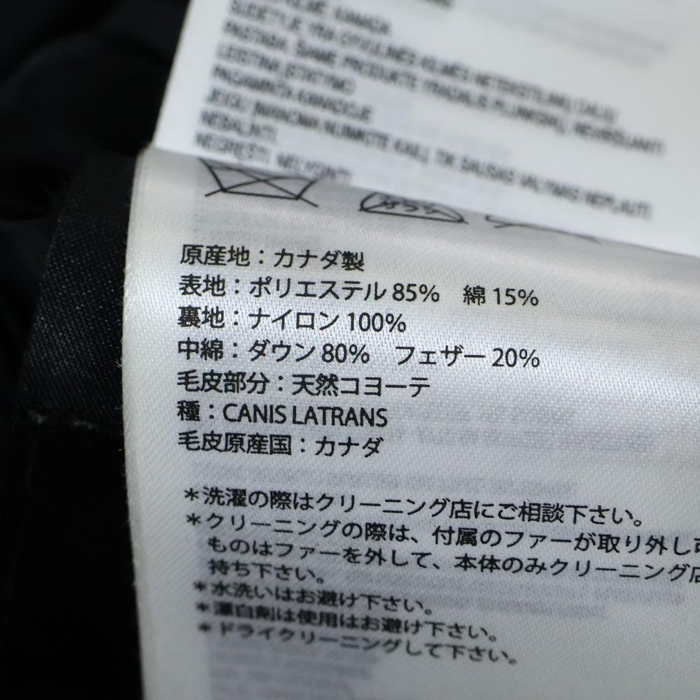 CANADA GOOSE(カナダグース) CHELSEA PARKA チェルシー パーカー ファーフーデッド ジップアップ ダウンジャケット ベージュ 3804JLA