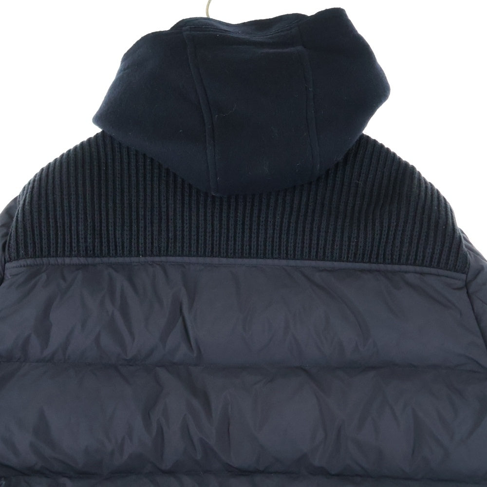 MONCLER(モンクレール) LEBLOND GIUBBOTTO フーデット ダウンジャケット ネイビー 220914131485 54655