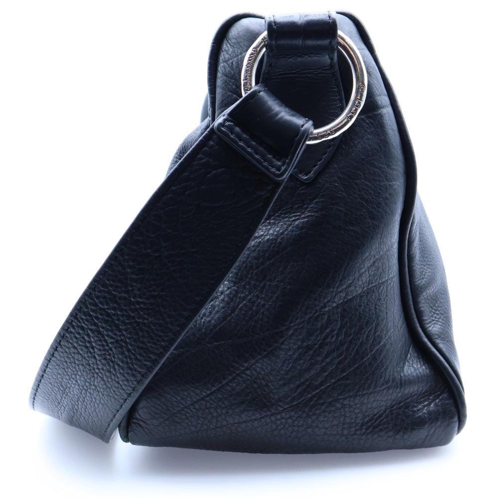 CHROME HEARTS(クロムハーツ) CHICKEN NUGGET SML チキンナゲットスモール ラージダガー レザーショルダーバッグ ブラック