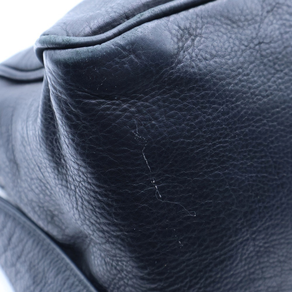 CHROME HEARTS(クロムハーツ) CHICKEN NUGGET SML チキンナゲットスモール ラージダガー レザーショルダーバッグ ブラック