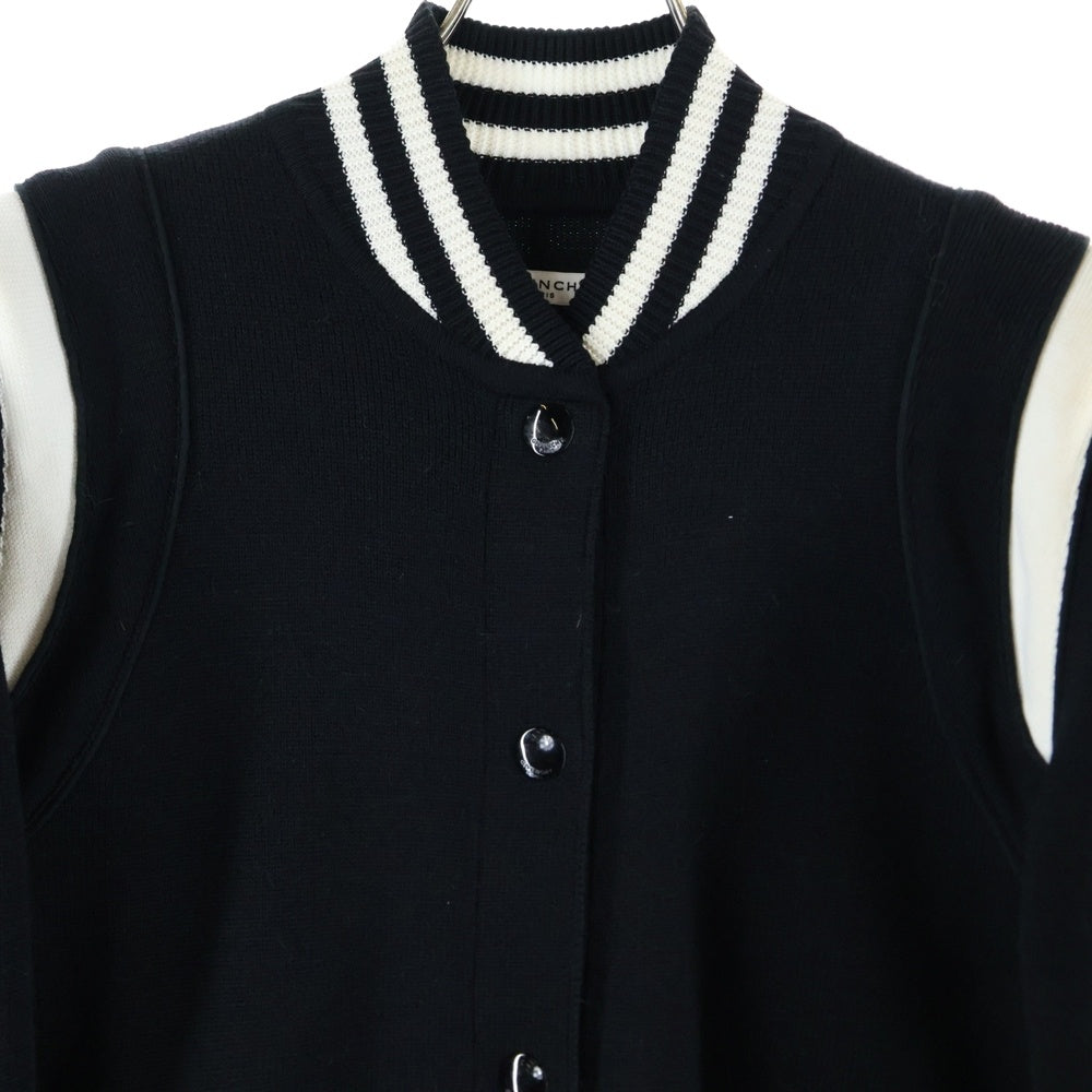 GIVENCHY(ジバンシィ) 18SS バックロゴボンバージャケット ブルゾンジャケット スタジャン ブラック BW000H4Z04