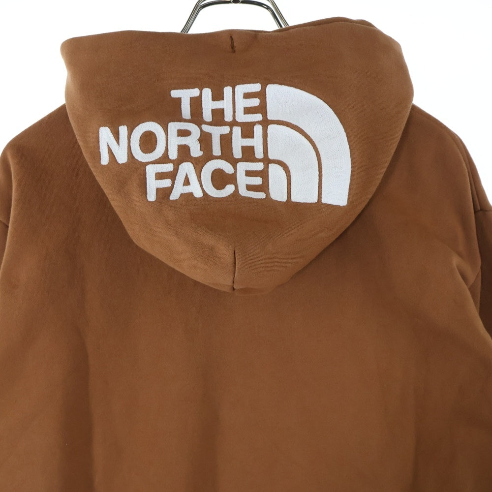 THE NORTH FACE(ザノースフェイス) Rearview FullZip Hoodie フードビッグロゴ ジップアップパーカー フーディ ブラウン NT62130