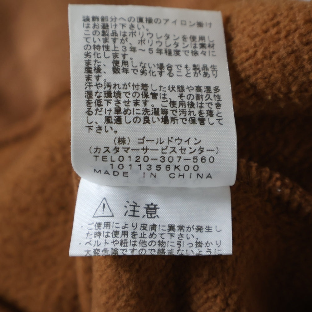 THE NORTH FACE(ザノースフェイス) Rearview FullZip Hoodie フードビッグロゴ ジップアップパーカー フーディ ブラウン NT62130