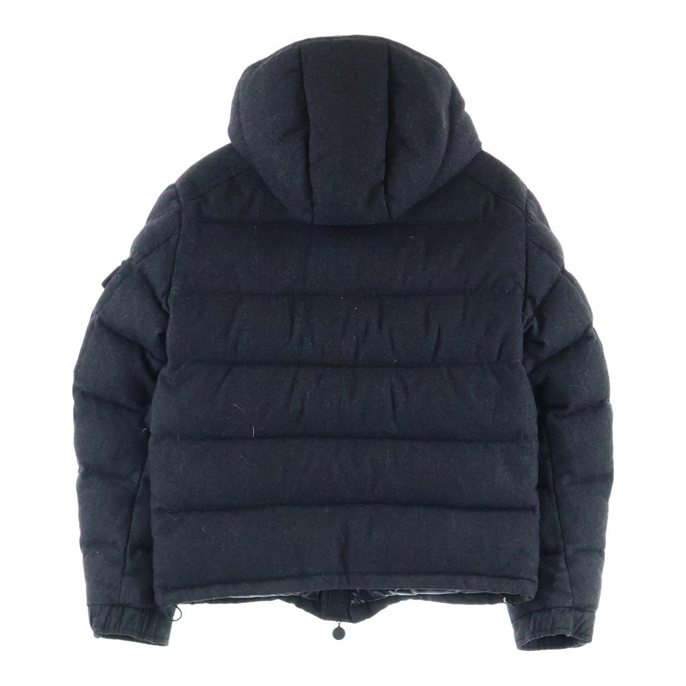 MONCLER(モンクレール) MONTGENEVRE 袖ロゴワッペンポケット付き ジップアップダウンジャケット グレー 920-091-40306-50