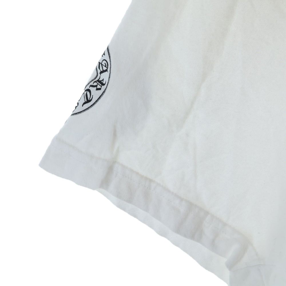 CHROME HEARTS(クロムハーツ) Floral Cross T-shirt フローラルクロスプリント半袖Tシャツ 半袖カットソー ホワイト