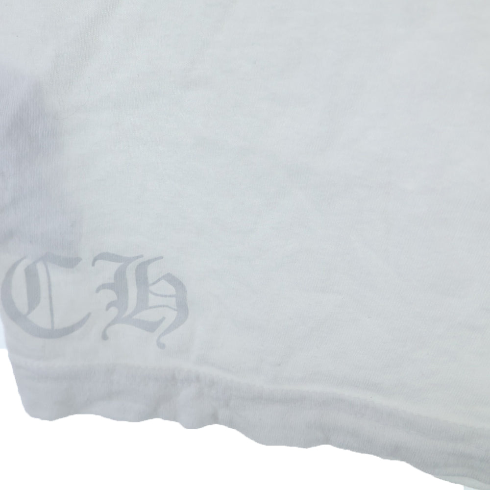 CHROME HEARTS(クロムハーツ) Floral Cross T-shirt フローラルクロスプリント半袖Tシャツ 半袖カットソー ホワイト