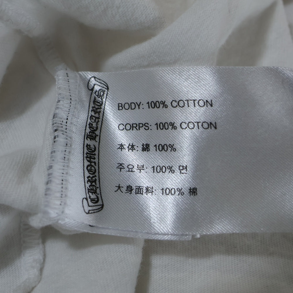 CHROME HEARTS(クロムハーツ) Floral Cross T-shirt フローラルクロスプリント半袖Tシャツ 半袖カットソー ホワイト